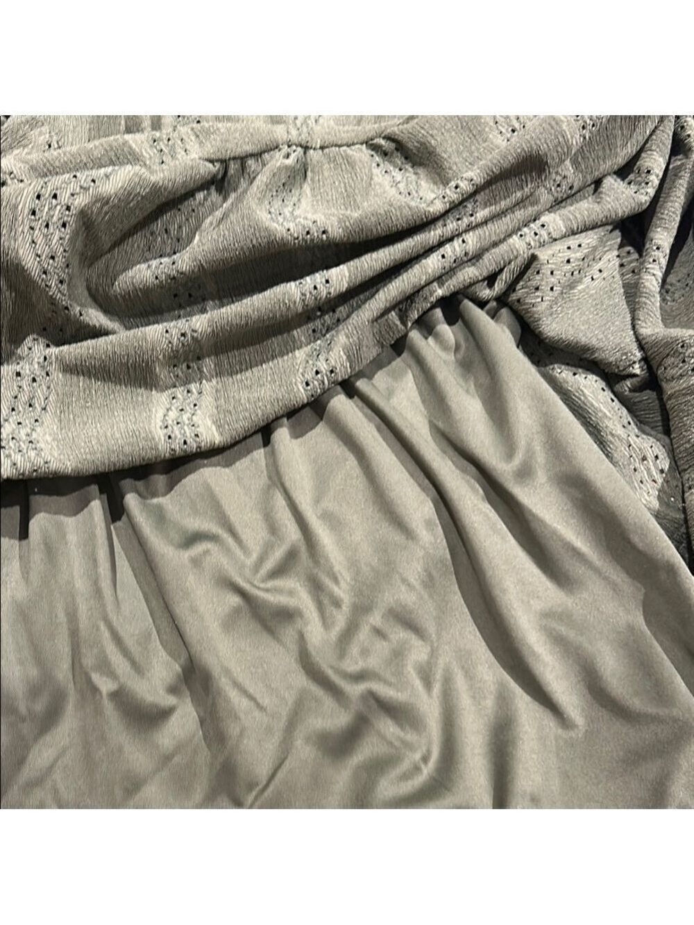 Suzy Shier Green Puff Sleeve Sundress - Picture 6 of 7
